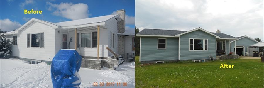 A Home Repair project before and after